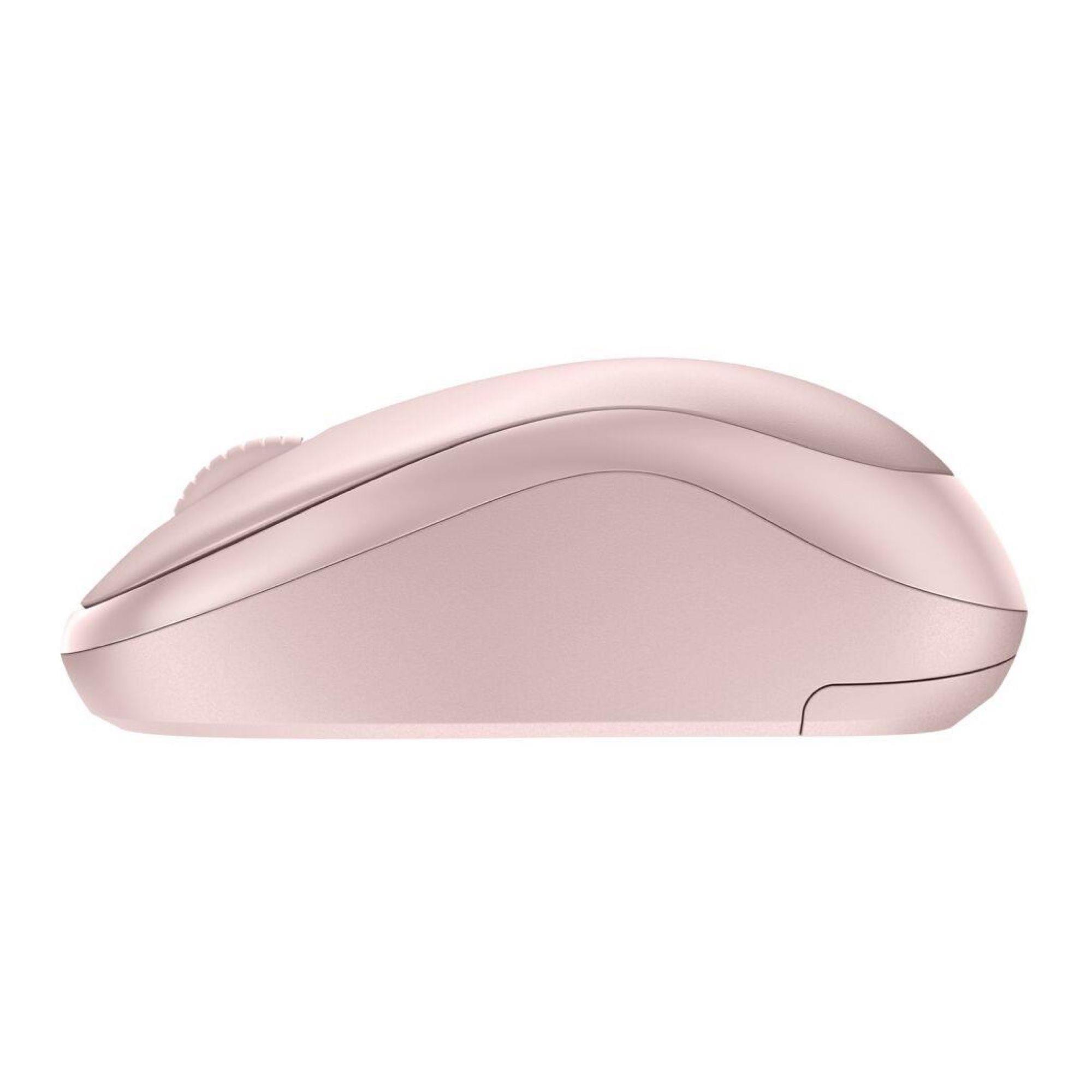 Mysz bezprzewodowa Logitech M240 Silent optyczna różowa — zdjęcie 3
