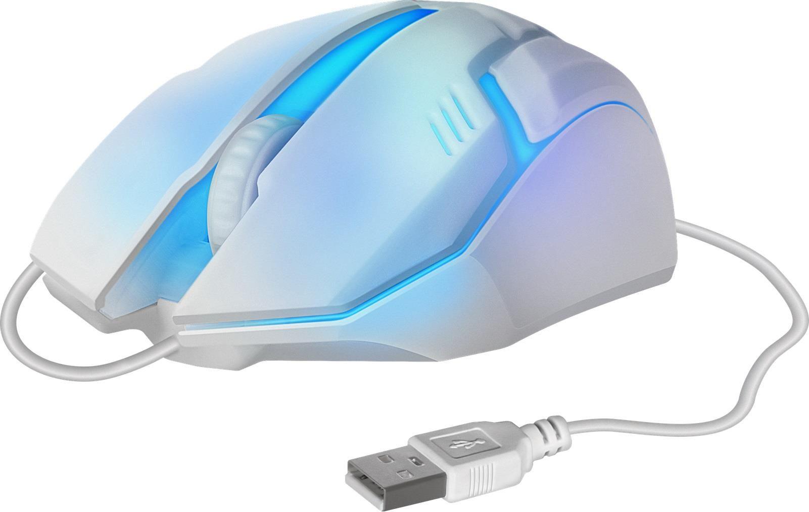 Mysz przewodowa Defender CYBER MB-560L 1200dpi 3P biała — zdjęcie 13