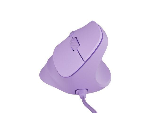 Mysz przewodowa Natec Crake 2 PRO 12800dpi wertykalna programowalna optyczna pure lavender — zdjęcie 5