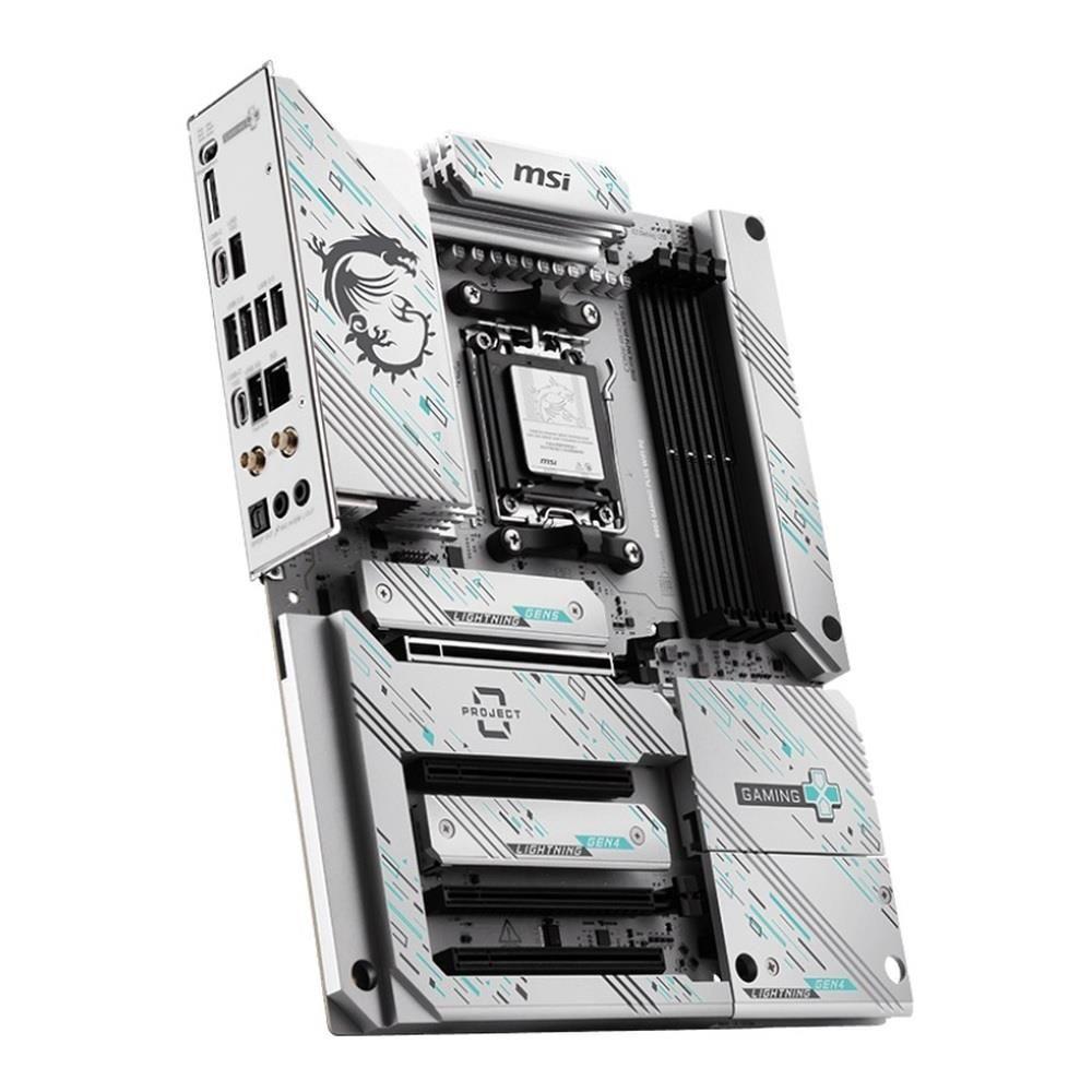 Płyta MSI B850 GAMING PLUS WIFI PZ /AMD B850/DDR5/SATA3/M.2/USB3.1/WiFi/BT/PCIe5.0/AM5/ATX — zdjęcie 2