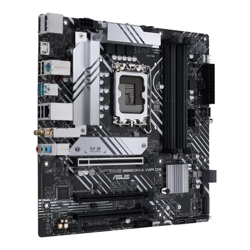 Płyta Asus PRIME B660M-A WIFI D4 /B660/DDR4/SATA3/M.2/USB3.1/WIFI/BT/PCIe4.0/s.1700/mATX — zdjęcie 2