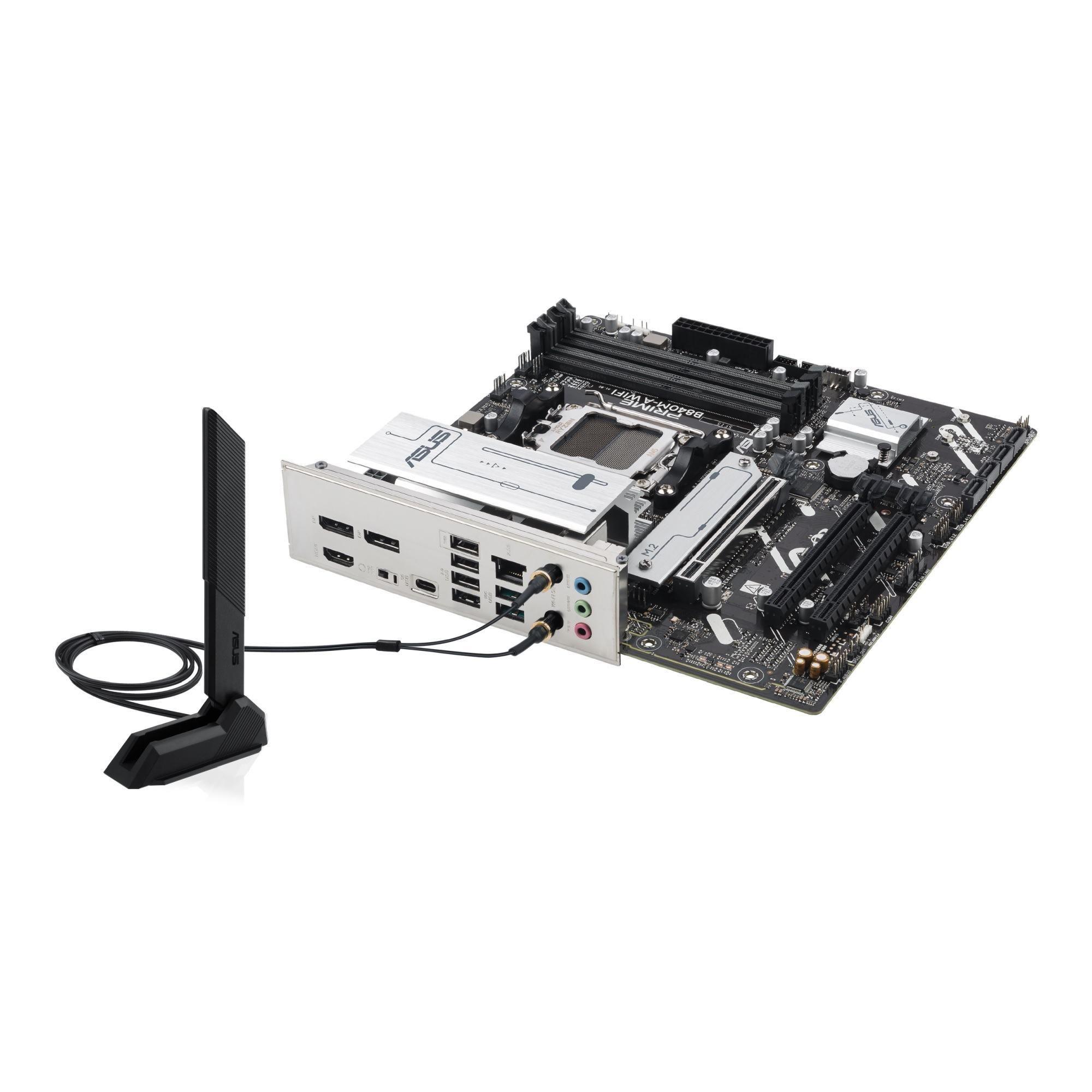 Płyta Asus PRIME B840M-A WIFI /AMD B840/DDR5/SATA3/M.2/USB3.1/PCIe4.0/AM5/mATX — zdjęcie 3