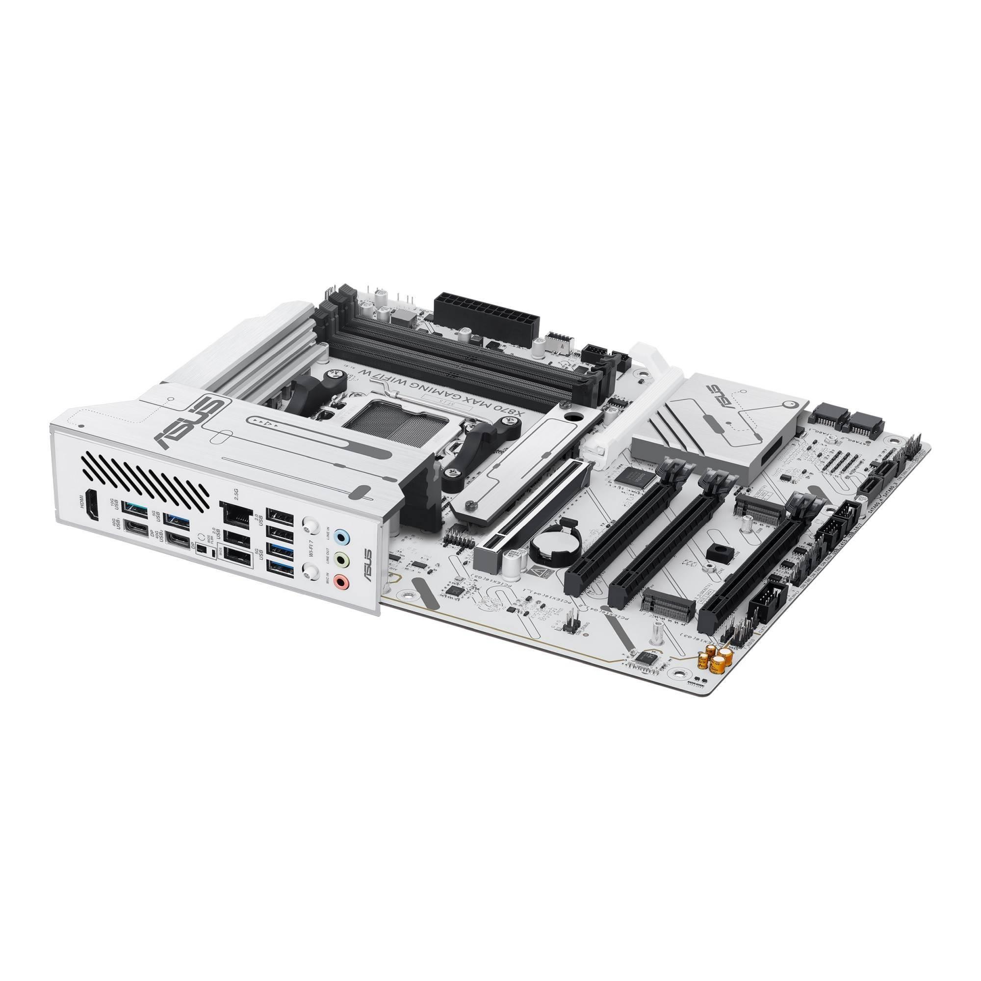 Płyta Asus X870 MAX GAMING WIFI7 W /AMD X870/DDR5/SATA3/M.2/USB4/WiFi/BT/PCIE5.0/AM5/ATX — zdjęcie 4
