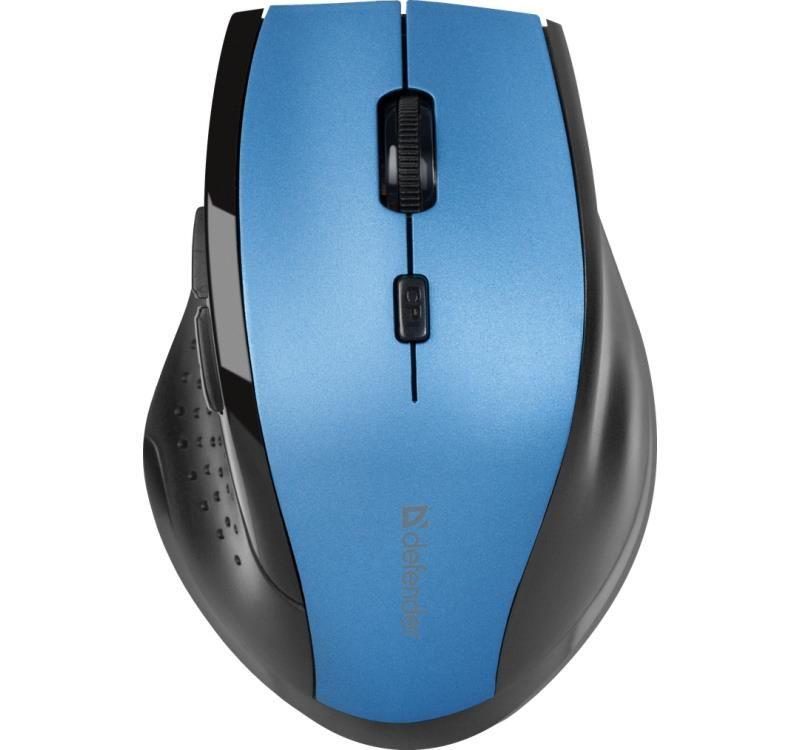 Mysz bezprzewodowa Defender ACCURA MM-365 optyczna 1600dpi 6P niebieska — zdjęcie 1