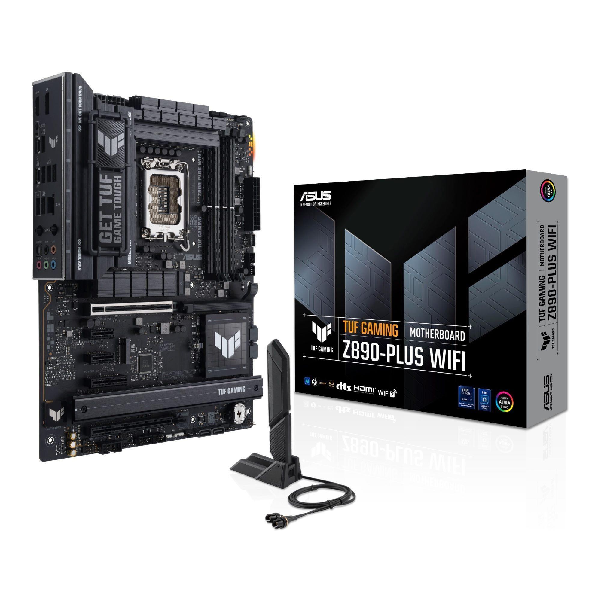 Płyta Asus TUF GAMING Z890-PLUS WIFI /Z890/DDR5/SATA3/M.2/USB4/WiFi/BT/PCIe5.0/s.1851/ATX — zdjęcie 6