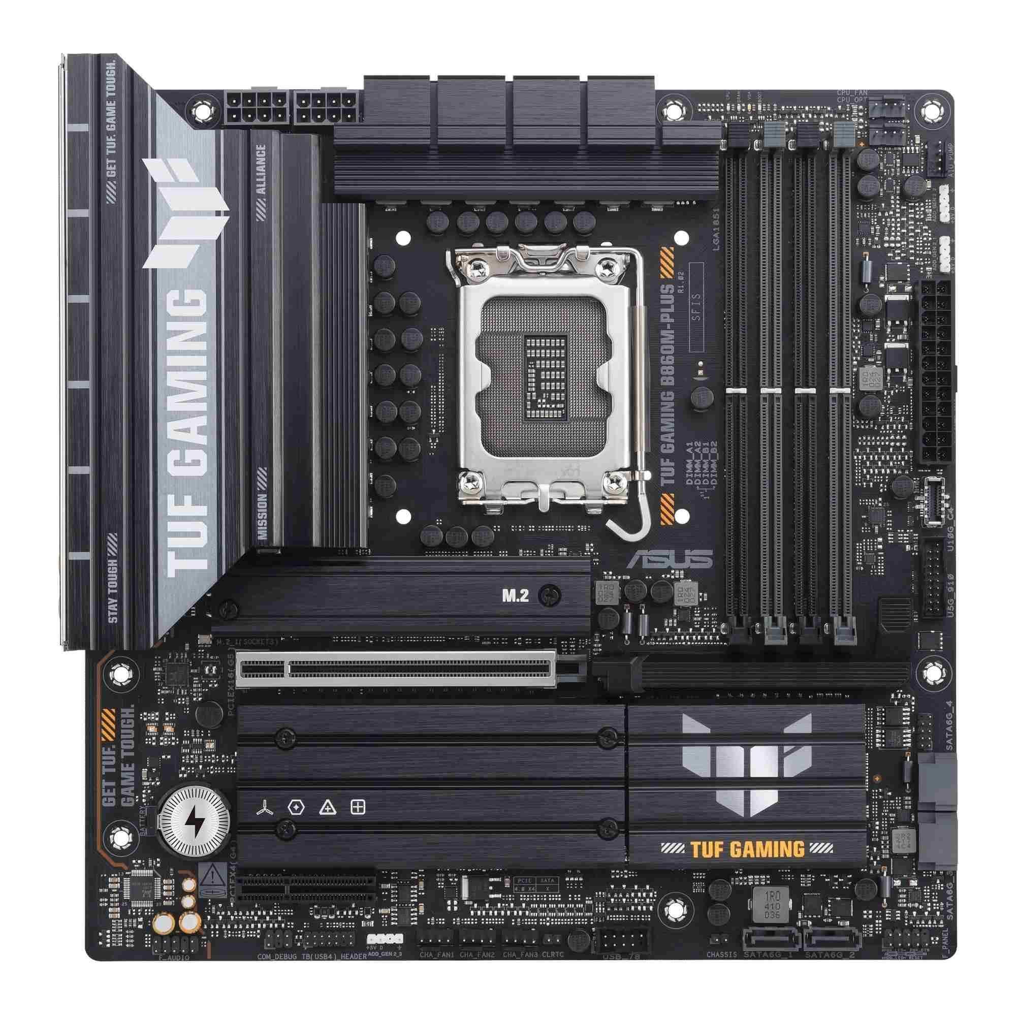 Płyta Asus TUF GAMING B860M-PLUS /B860/DDR5/SATA3/M.2/USB3.2/PCIe5.0/s.1851/M-ATX — zdjęcie 1