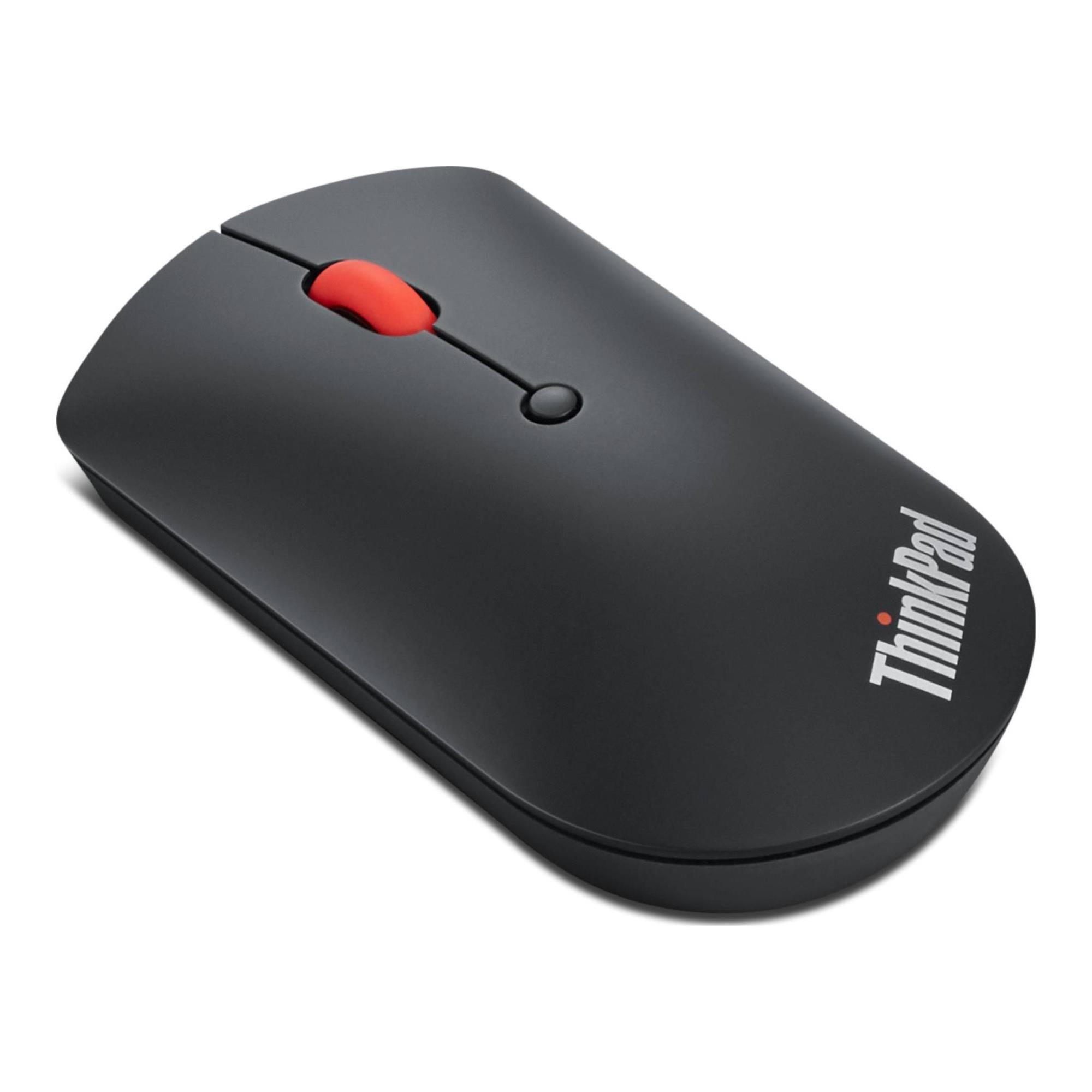 Mysz bezprzewodowa Lenovo ThinkPad Silent Bluetooth optyczna 2400dpi czarna — zdjęcie 1