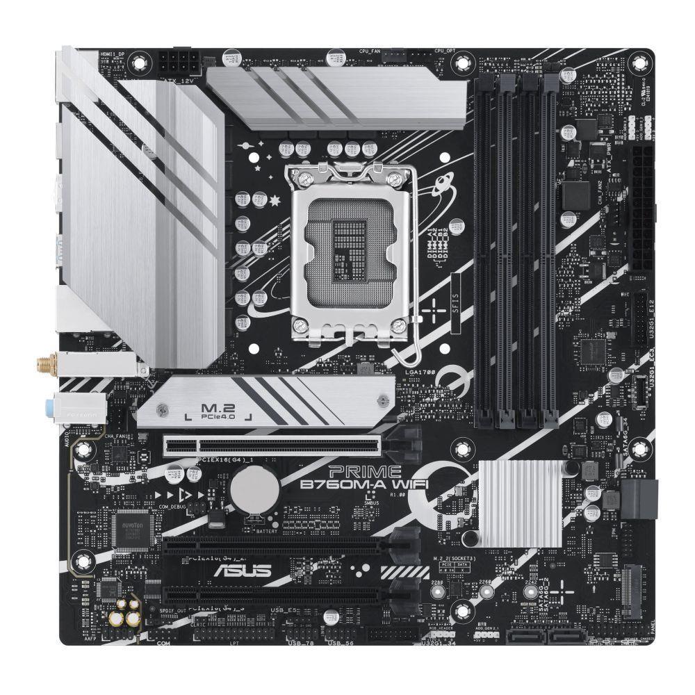Płyta Asus PRIME B760M-A WIFI /B760/DDR5/SATA3/M.2/USB3.1/WiFi/BT/PCIe4.0/s.1700/mATX — zdjęcie 1