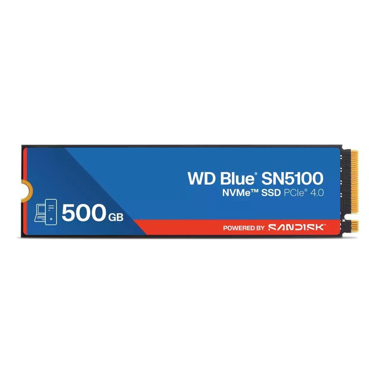 WD Blue™ SN5100 NVMe™ SSD POWERED BY SANDISK 500 GB
