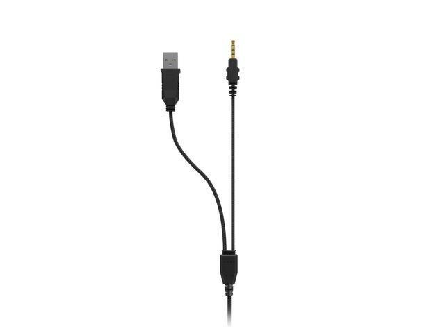 Słuchawki z mikrofonem Genesis Neon 213 RGB nauszne czarne — zdjęcie 2