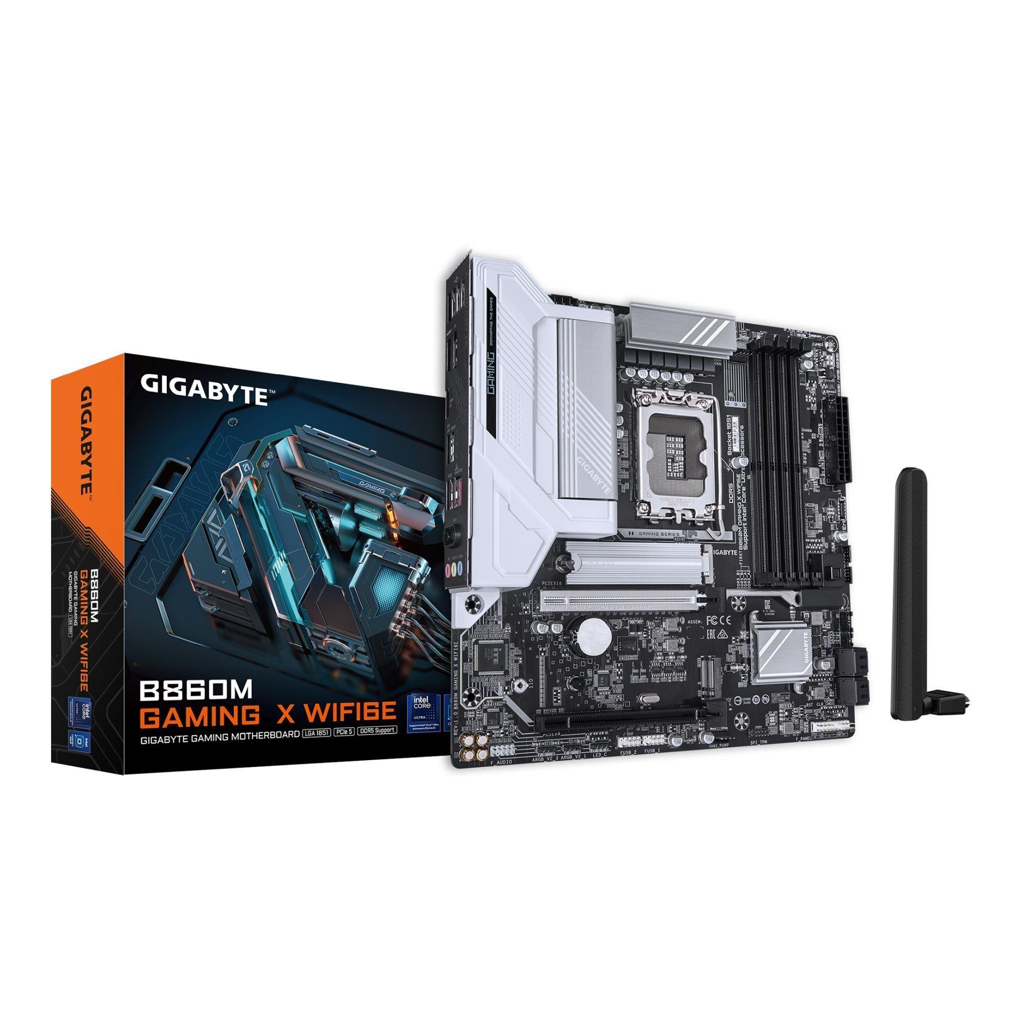 Płyta Gigabyte B860M GAMING X WIFI6E /B860/DDR5/SATA3/M.2/USB4/WiFi/BT/PCIe5.0/s.1851/M-ATX — zdjęcie 4
