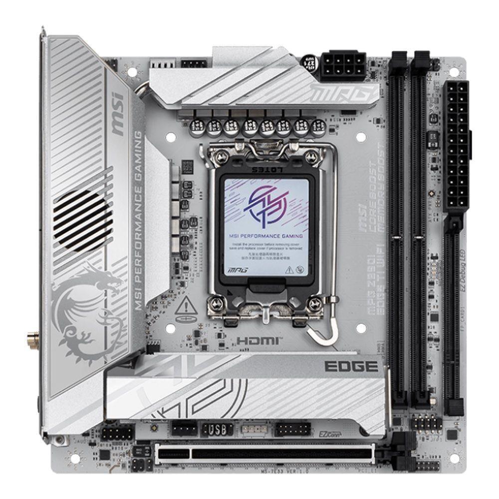 Płyta MSI MPG Z890I EDGE TI WIFI /Z890/DDR5/SATA3/M.2/TB4/WiFi/BT/PCIe5.0/s.1851/mITX — zdjęcie 1