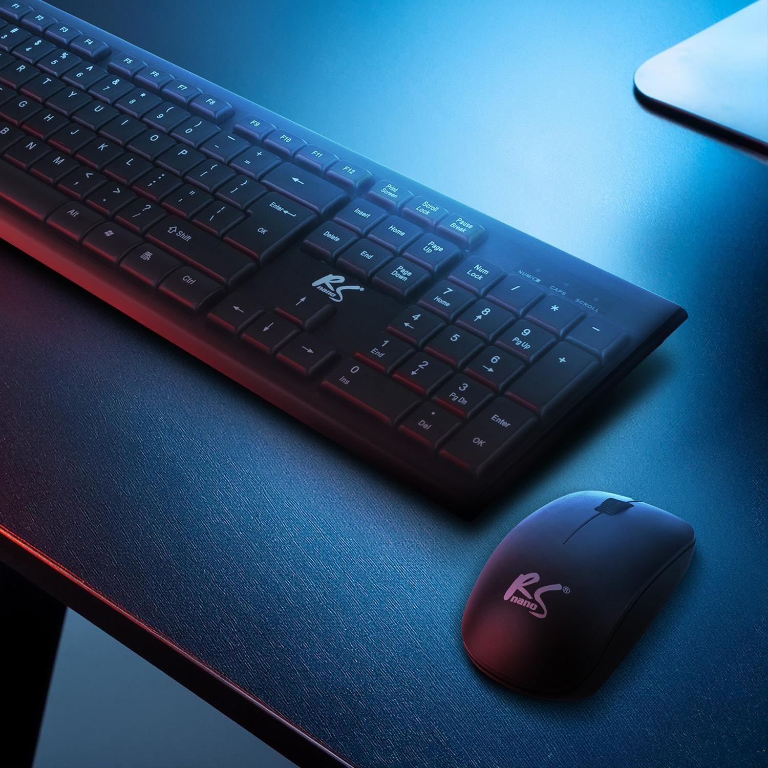 Klawiatura + mysz bezprzewodowa COMBO NanoRS, RS580 — zdjęcie 8