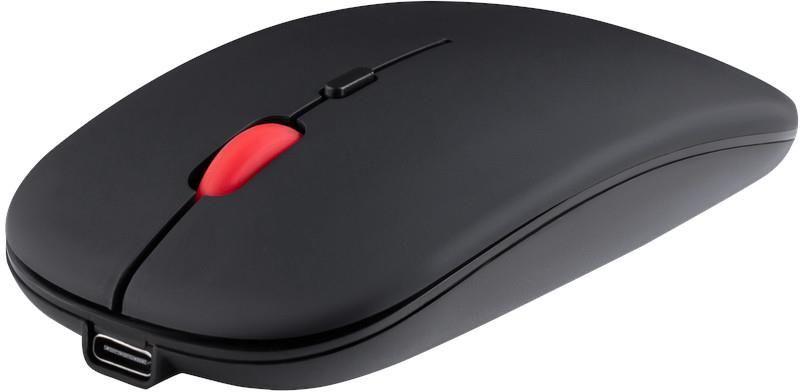 Mysz bezprzewodowa Defender VITRUAL MB-635 optyczna 1600dpi 2.4 GHz + Bluetooth czarna AKUMULATOR bezklikowa silent — zdjęcie 2