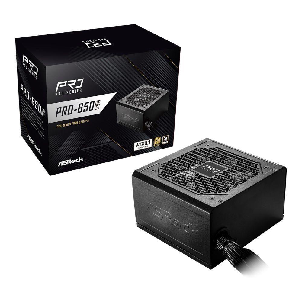 Zasilacz ASRock PRO 650W 80 PLUS Gold — zdjęcie 6