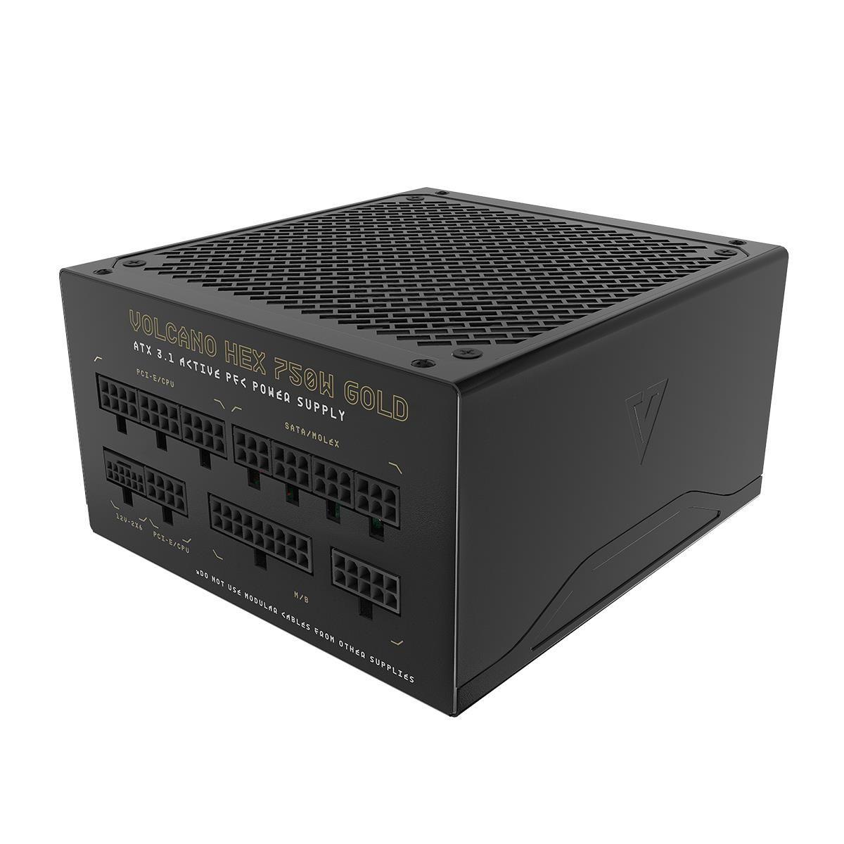 Zasilacz Modecom VOLCANO HEX 750W GOLD ATX 3.1 — zdjęcie 1