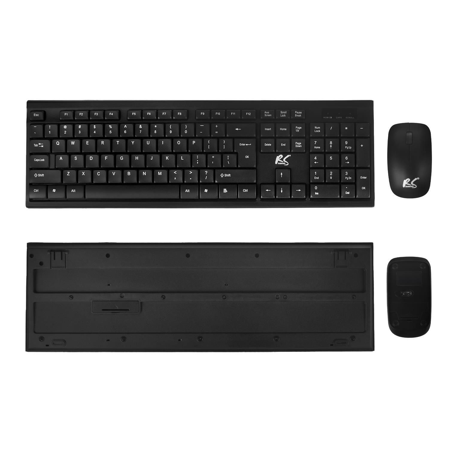 Klawiatura + mysz bezprzewodowa COMBO NanoRS, RS580 — zdjęcie 2
