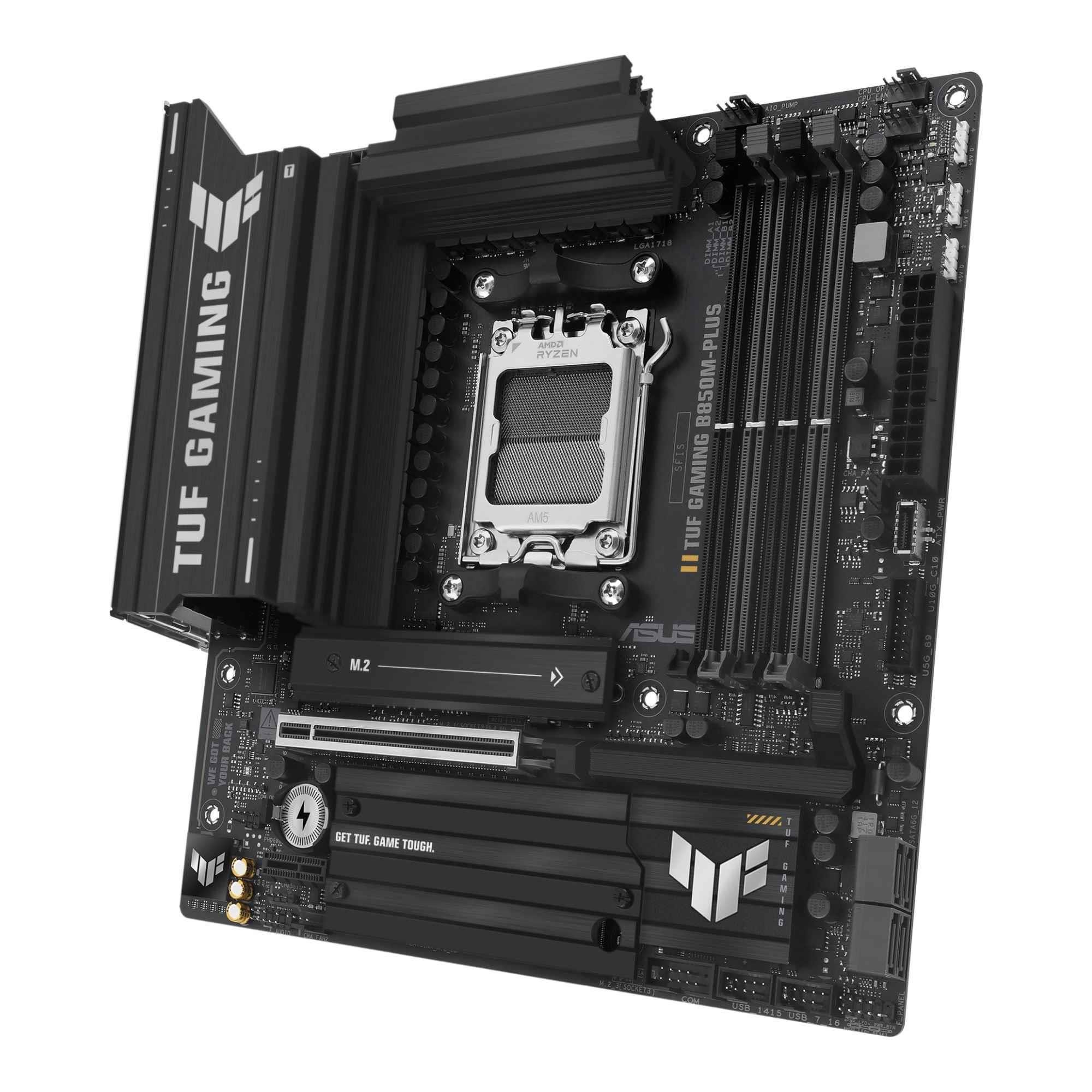 Płyta Asus TUF GAMING B850M-PLUS /AMD B850/DDR5/SATA3/M.2/USB3.2/PCIe5.0/AM5/mATX — zdjęcie 3