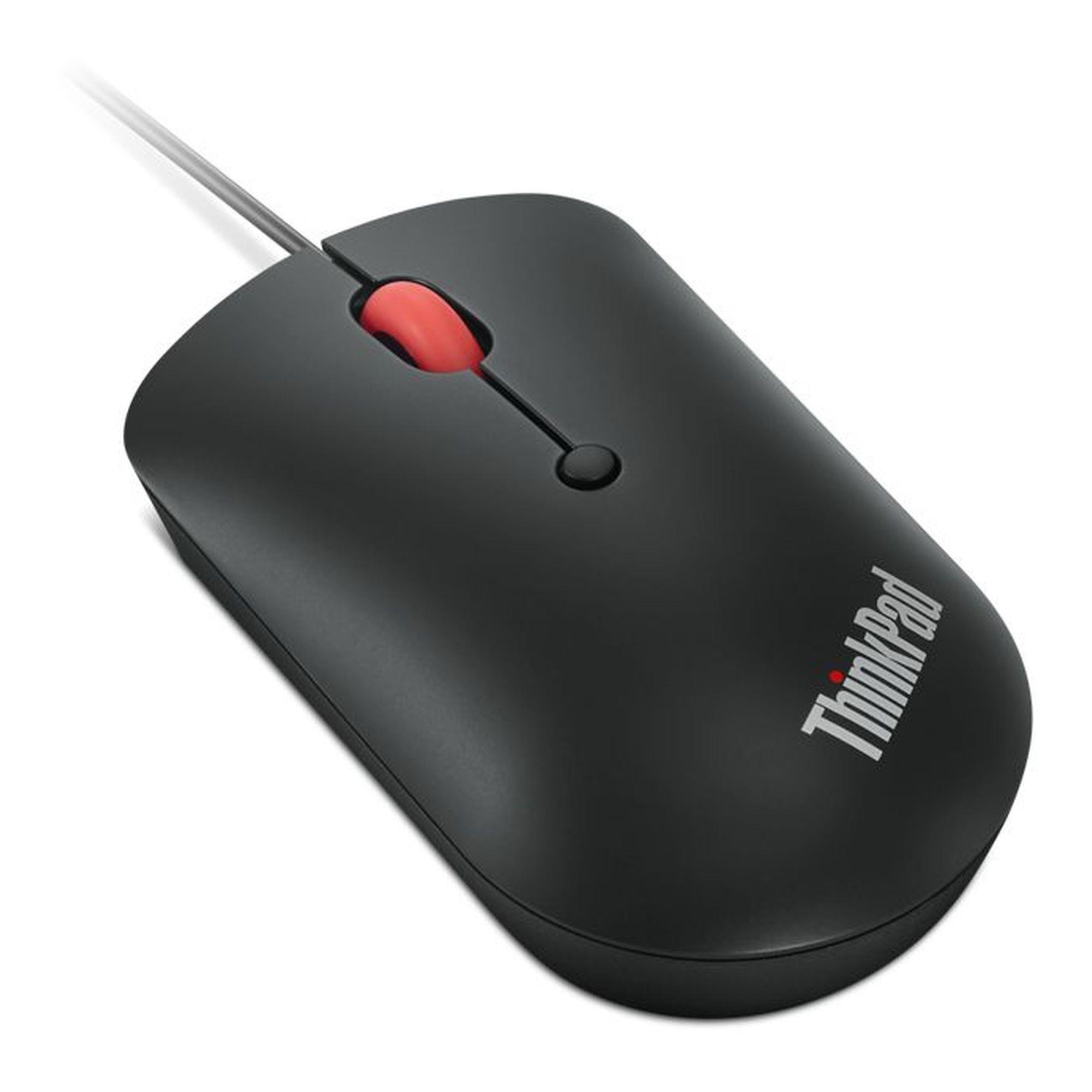 Mysz przewodowa Lenovo ThinkPad USB-C Wired Compact Mouse optyczna czarna — zdjęcie 2
