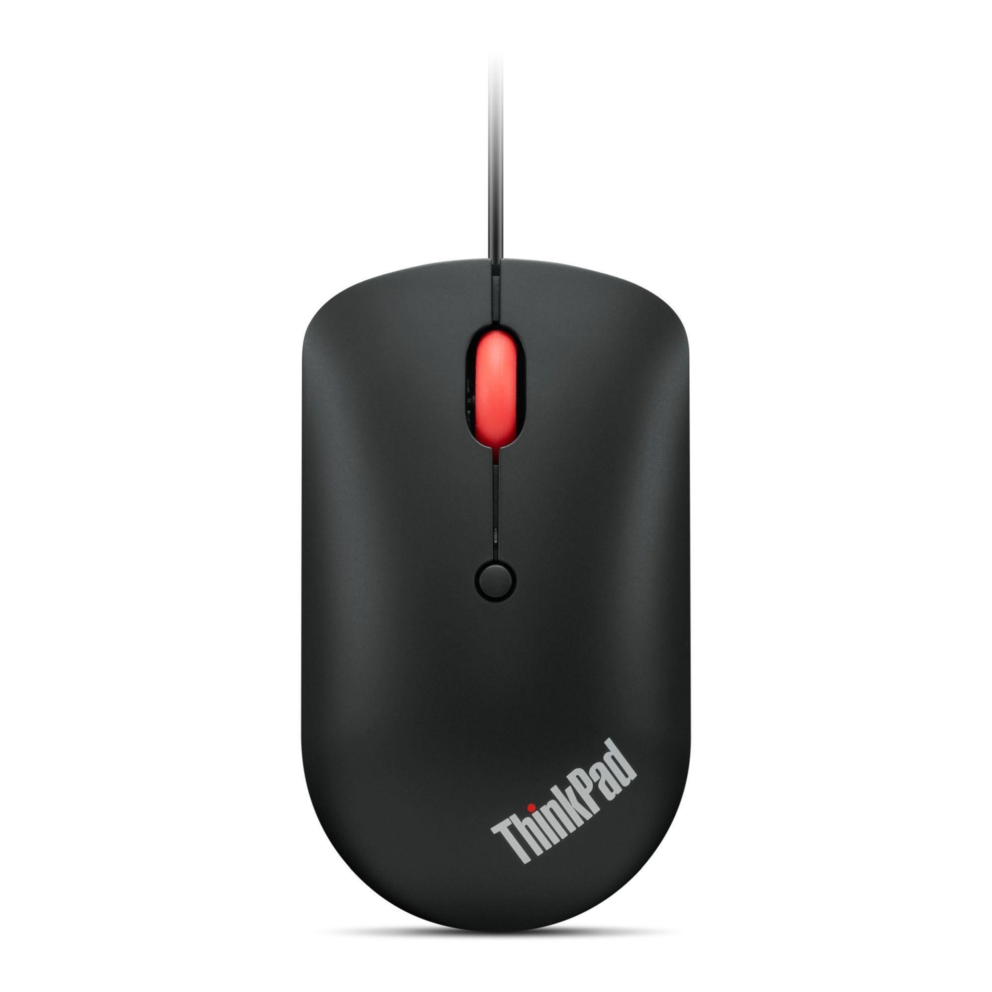 Mysz przewodowa Lenovo ThinkPad USB-C Wired Compact Mouse optyczna czarna — zdjęcie 1