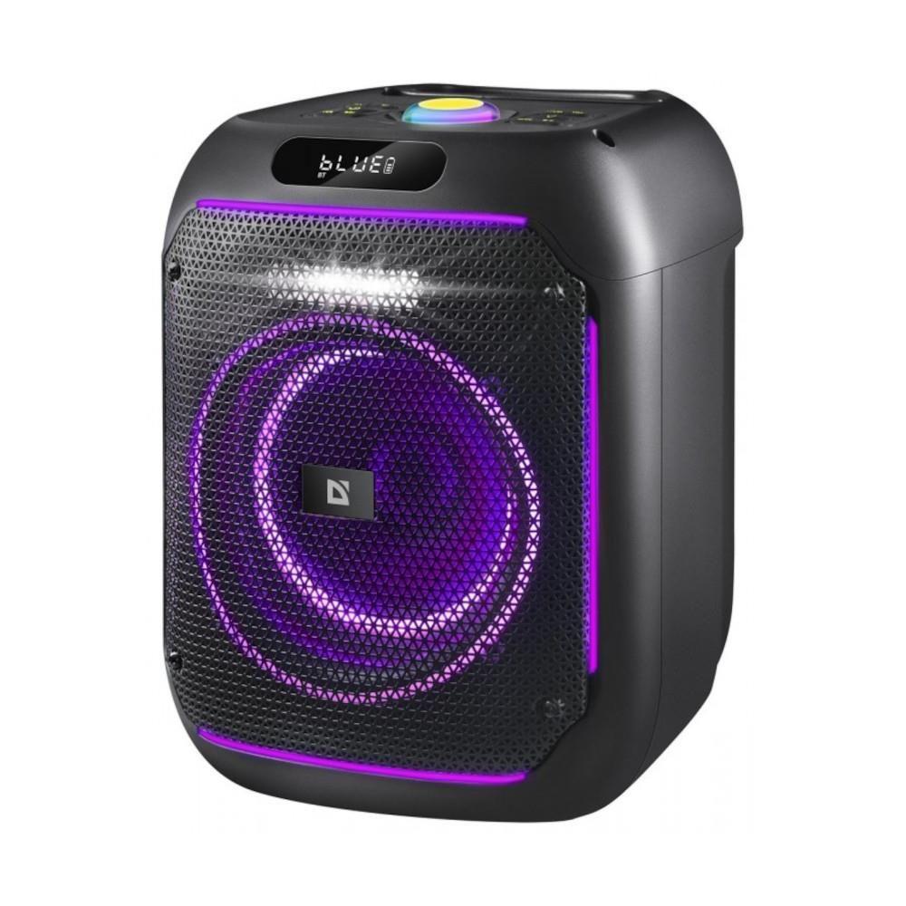 Głośnik Defender BOOMER 65 Bluetooth 65W MP3/FM/SD/USB/AUX/TWS/LED/MIC/DSP KARAOKE czarny PILOT — zdjęcie 1