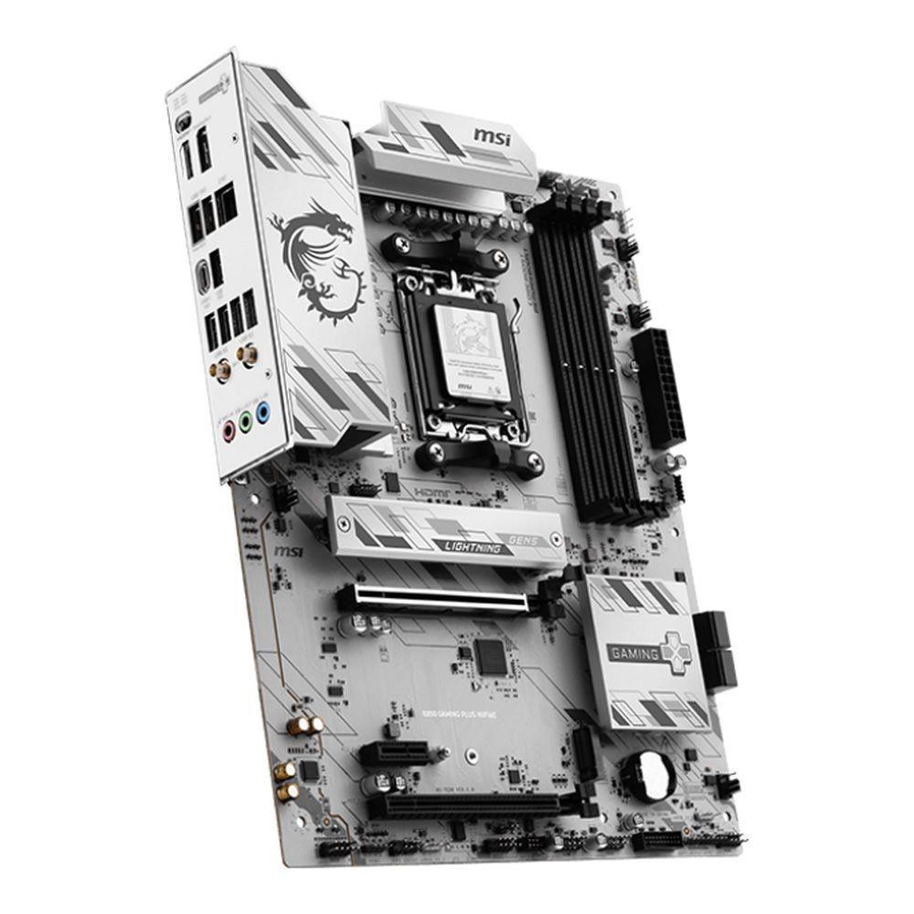 Płyta MSI B850 GAMING PLUS WIFI6E /AMD B850/DDR5/SATA3/M.2/USB3.1/WiFi/BT/PCIe4.0/AM5/ATX — zdjęcie 2
