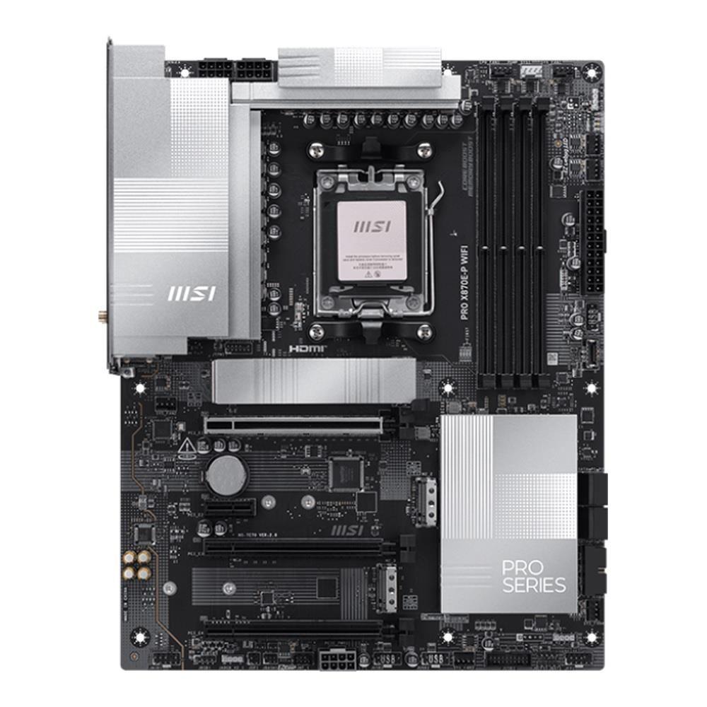 Płyta MSI PRO X870E-P WIFI /AMD X870/DDR5/SATA3/M.2/USB4/WiFi/BT/PCIe5.0/AM5/ATX — zdjęcie 1