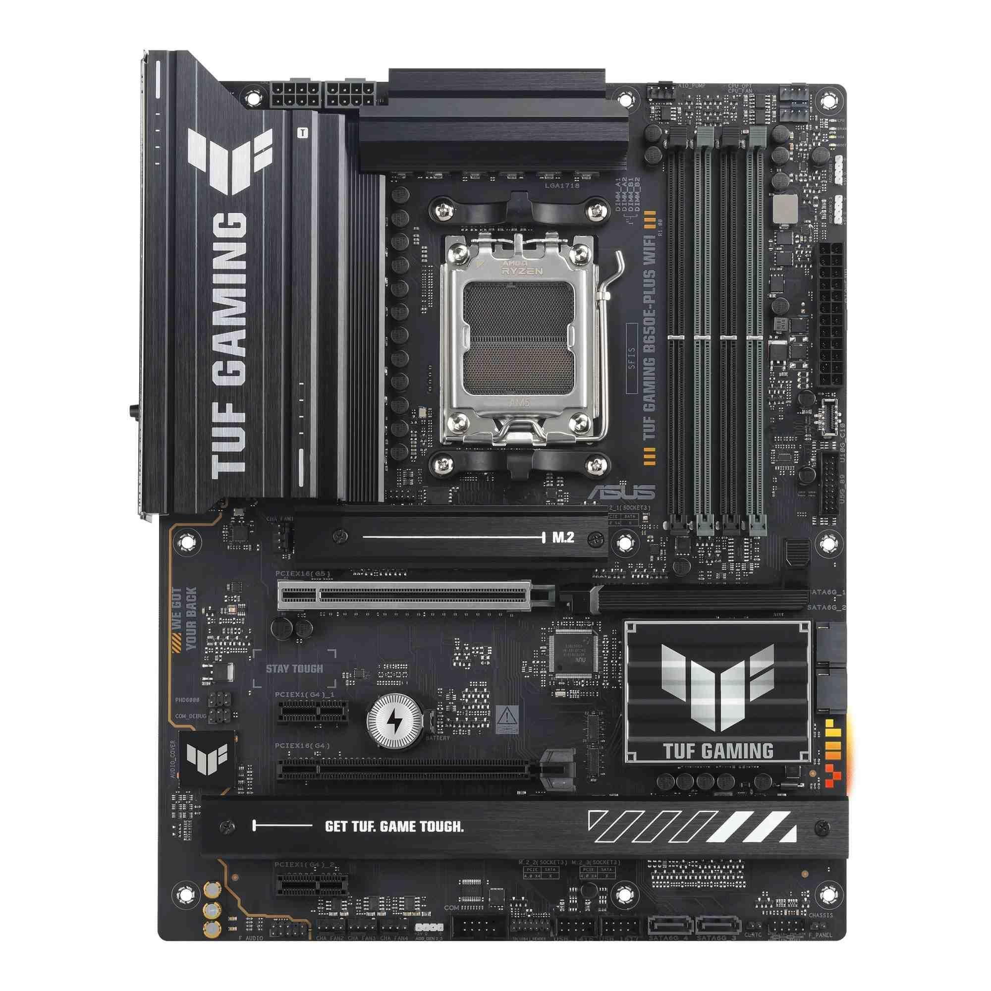 Płyta Asus TUF GAMING B650E-PLUS WIFI /AMD B650/DDR5/SATA3/M.2/USB3.2/WiFi/BT/PCIe5.0/AM5/ATX — zdjęcie 1