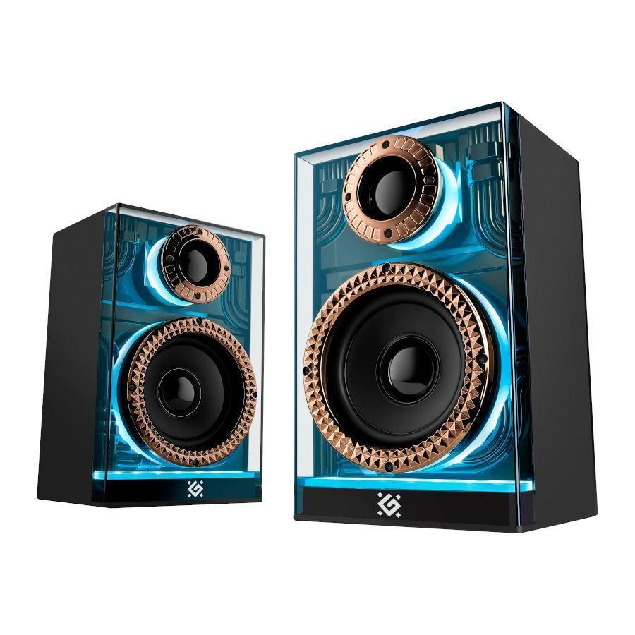 Głośniki Defender FUTURO 2.0 20W Bluetooth USB podświetlenie RGB MP3 — zdjęcie 5
