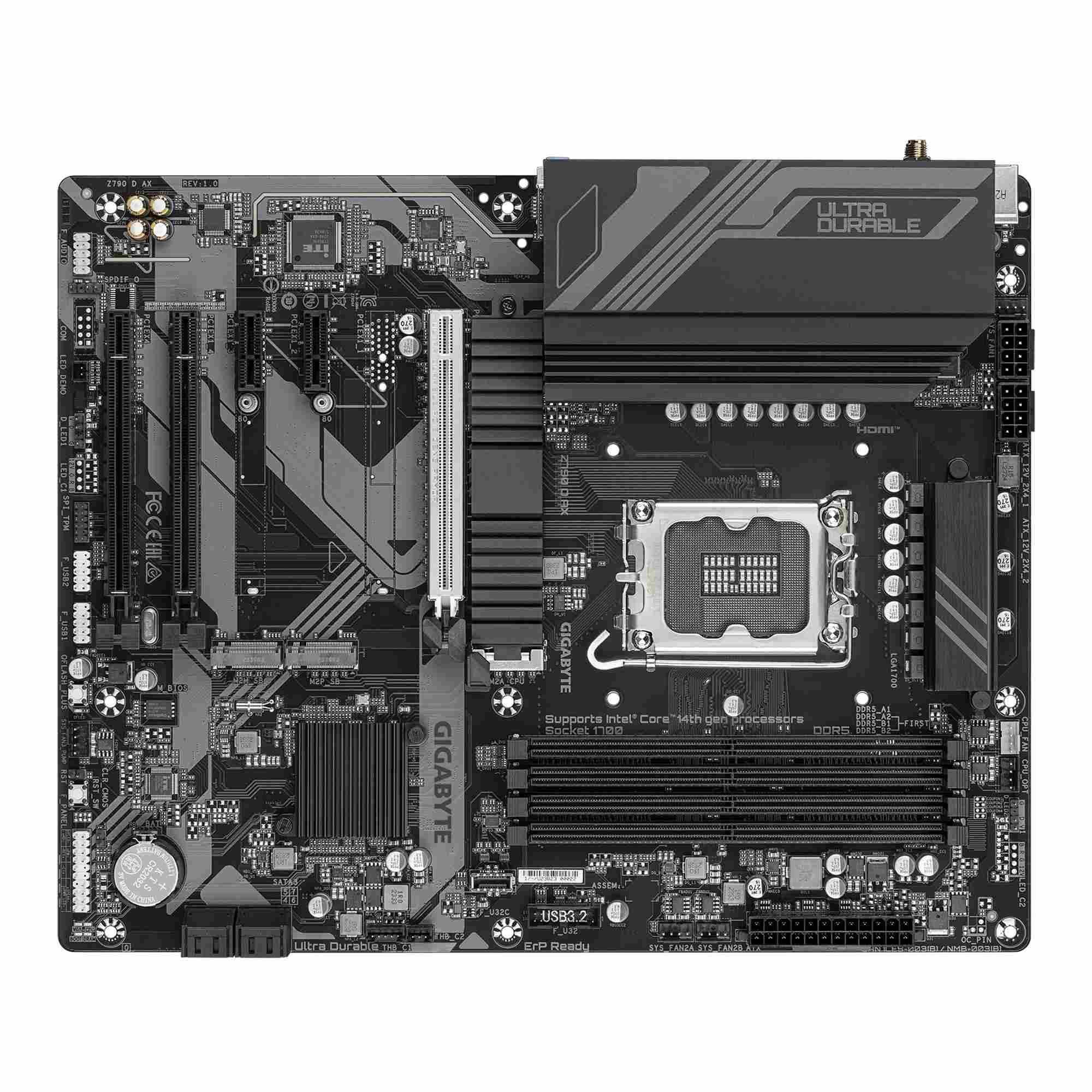 Płyta Gigabyte Z790 D AX (rev. 1.0) /Z790/DDR5/SATA3/M.2/USB3.2/PCIe5.0/WiFi/BT/s.1700/ATX — zdjęcie 3