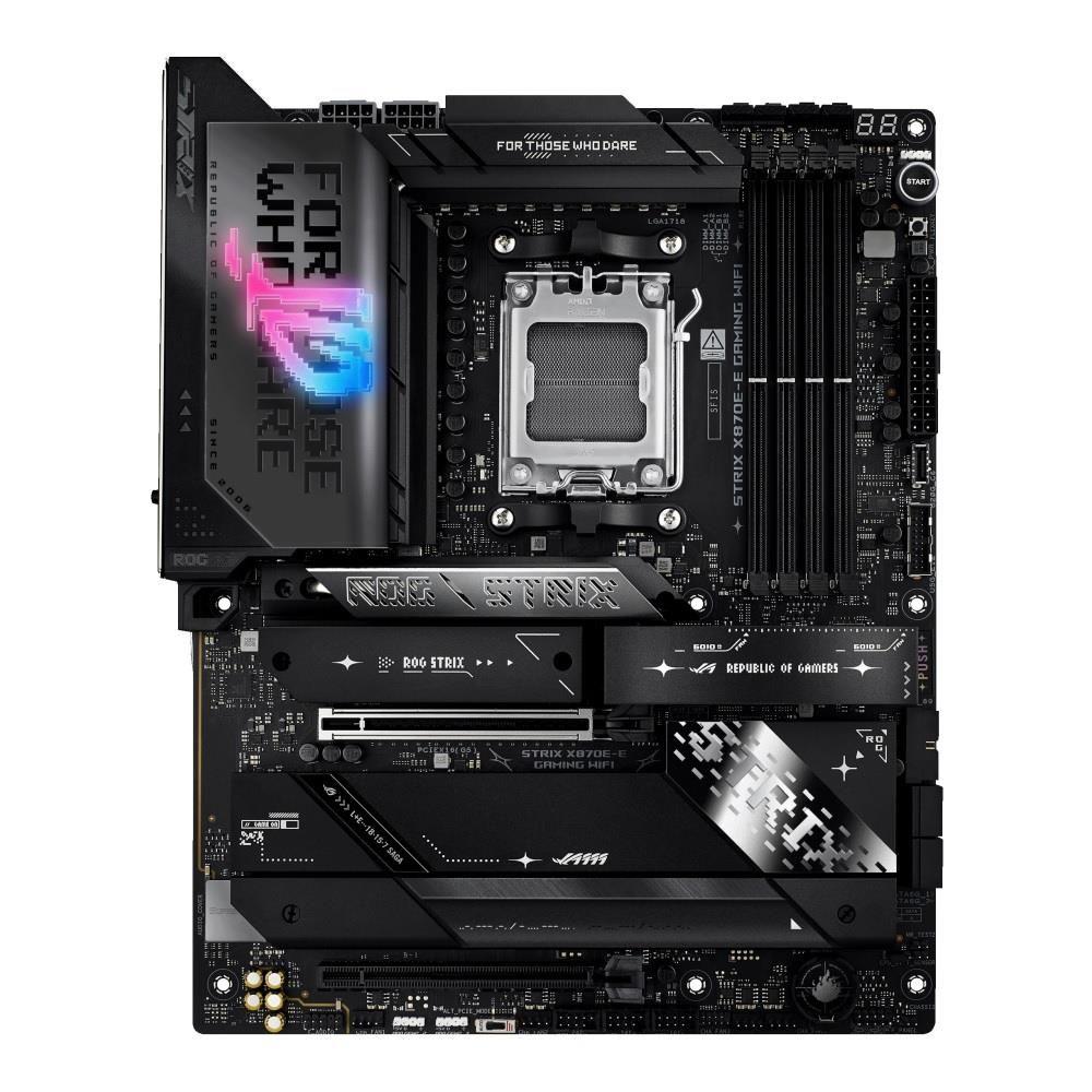Płyta Asus ROG STRIX X870E-E GAMING WIFI /AMD X870/DDR5/SATA3/M.2/USB4/WiFi/BT/PCIe5.0/AM5/ATX — zdjęcie 1