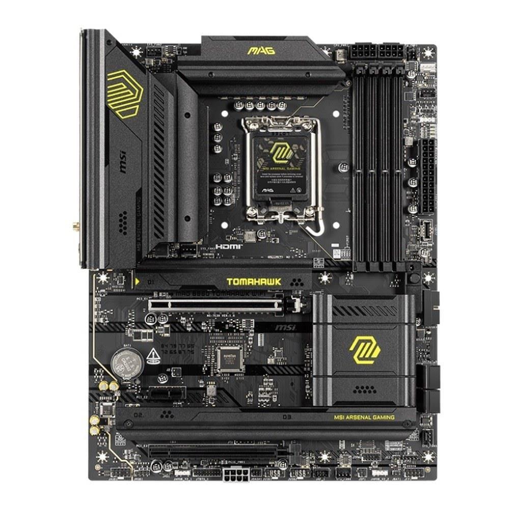 Płyta MSI MAG B860 TOMAHAWK WIFI /B860/DDR5/SATA3/M.2/TB4/WiFi/BT/PCIe5.0/s.1851/ATX — zdjęcie 1