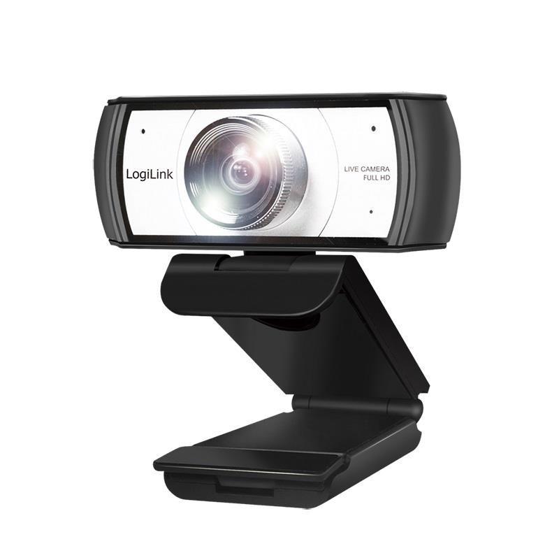 Kamera internetowa HD LogiLink UA0377 USB Pro, 120°, podwójny mikrofon — zdjęcie 1