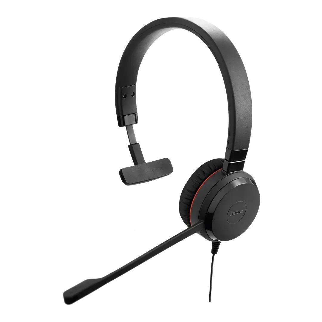 Słuchawki przewodowe z mikrofonem Jabra Evolve 30 II MS Mono, USB-A czarne — zdjęcie 1