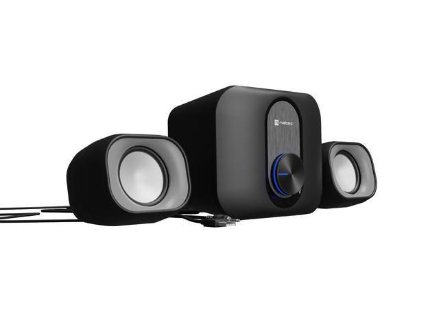 Głośniki Natec Pug 11W RMS 2.1 Czarne — zdjęcie 2