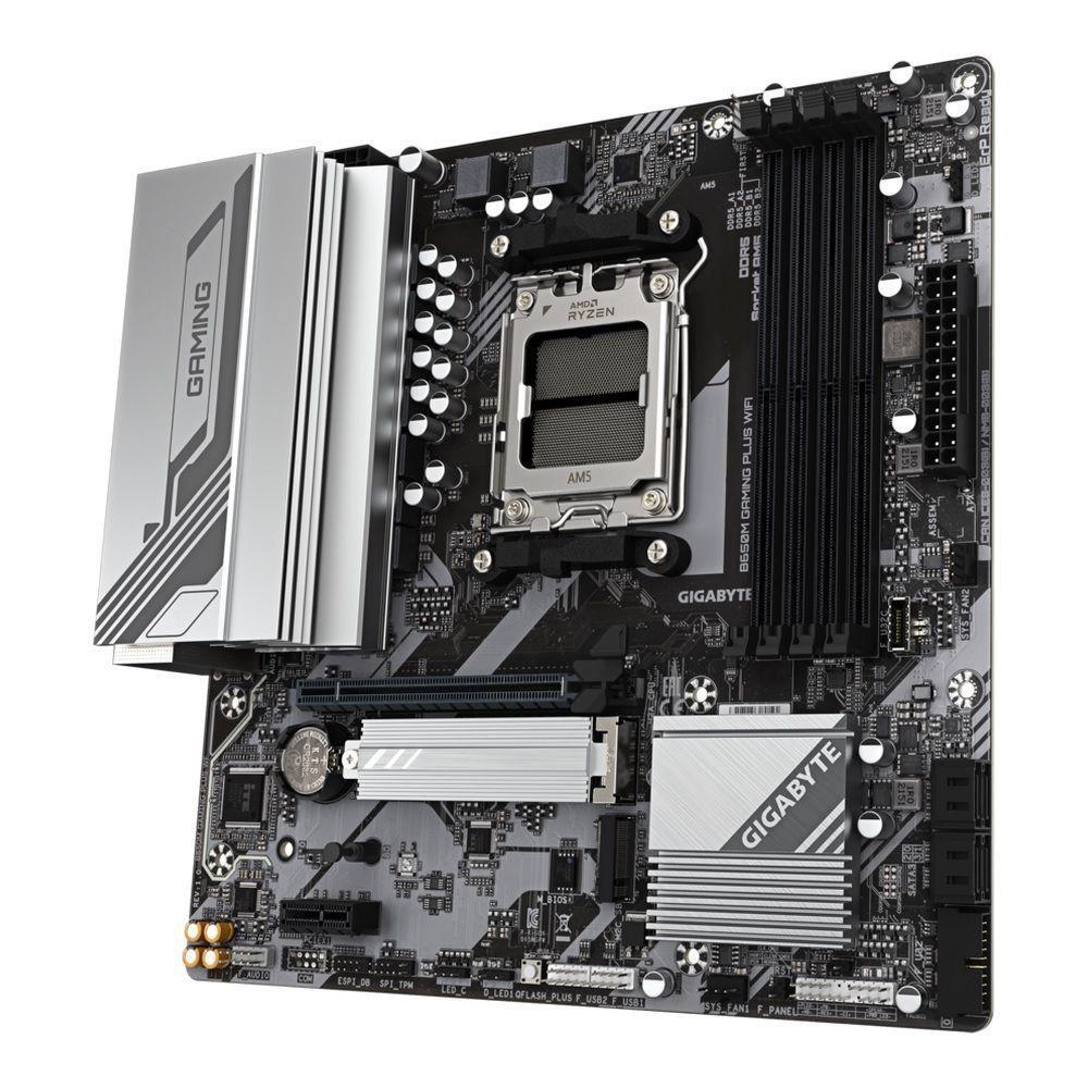 Płyta Gigabyte B650M GAMING PLUS WF /AMD B650/DDR5/SATA3/M.2/USB3.0/PCIe4.0/WiFi/BT/AM5/mATX — zdjęcie 3