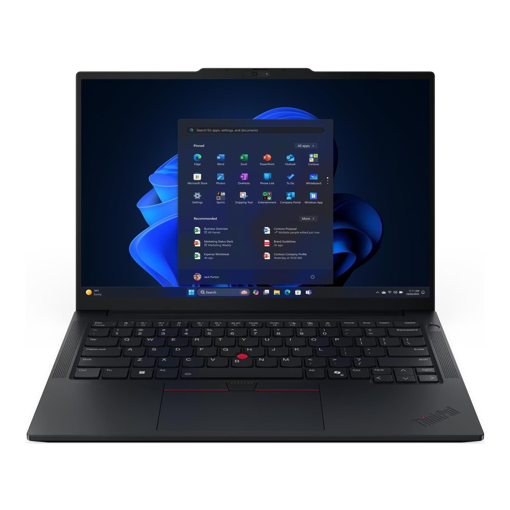 Notebook Lenovo ThinkPad E14 G7 14"WUXGA/Ultra 5 228V/32GB/SSD512GB/Arc/11PR Black 3Y Onsite — zdjęcie 1