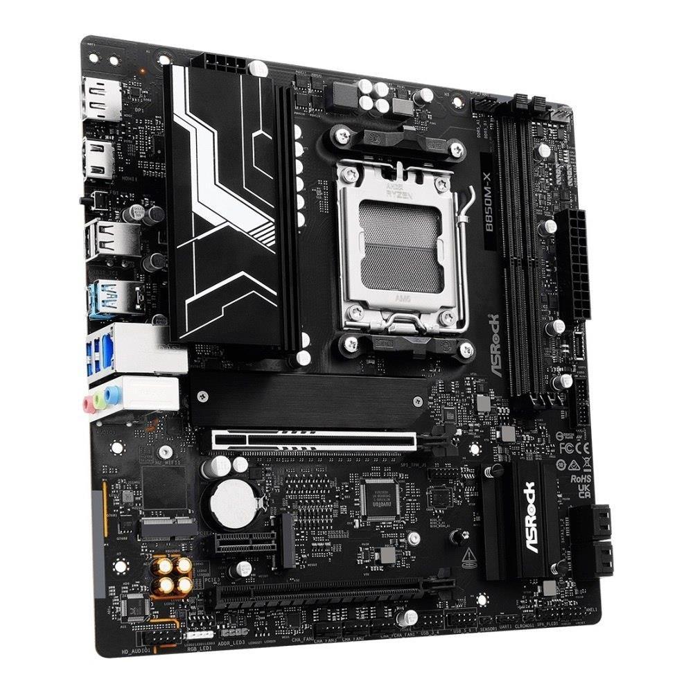 Płyta ASRock B850M-X R2.0 /AMD B850/DDR5/SATA3/M.2/USB3.0/PCIe5.0/AM5/mATX — zdjęcie 3