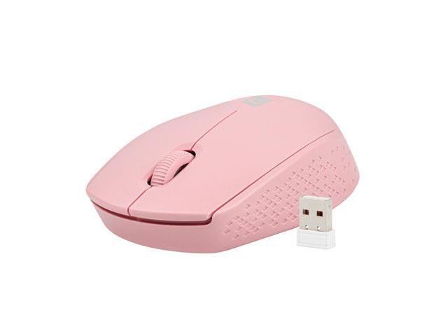 Mysz bezprzewodowa Natec Stork optyczna 1600 DPI różowa — zdjęcie 1