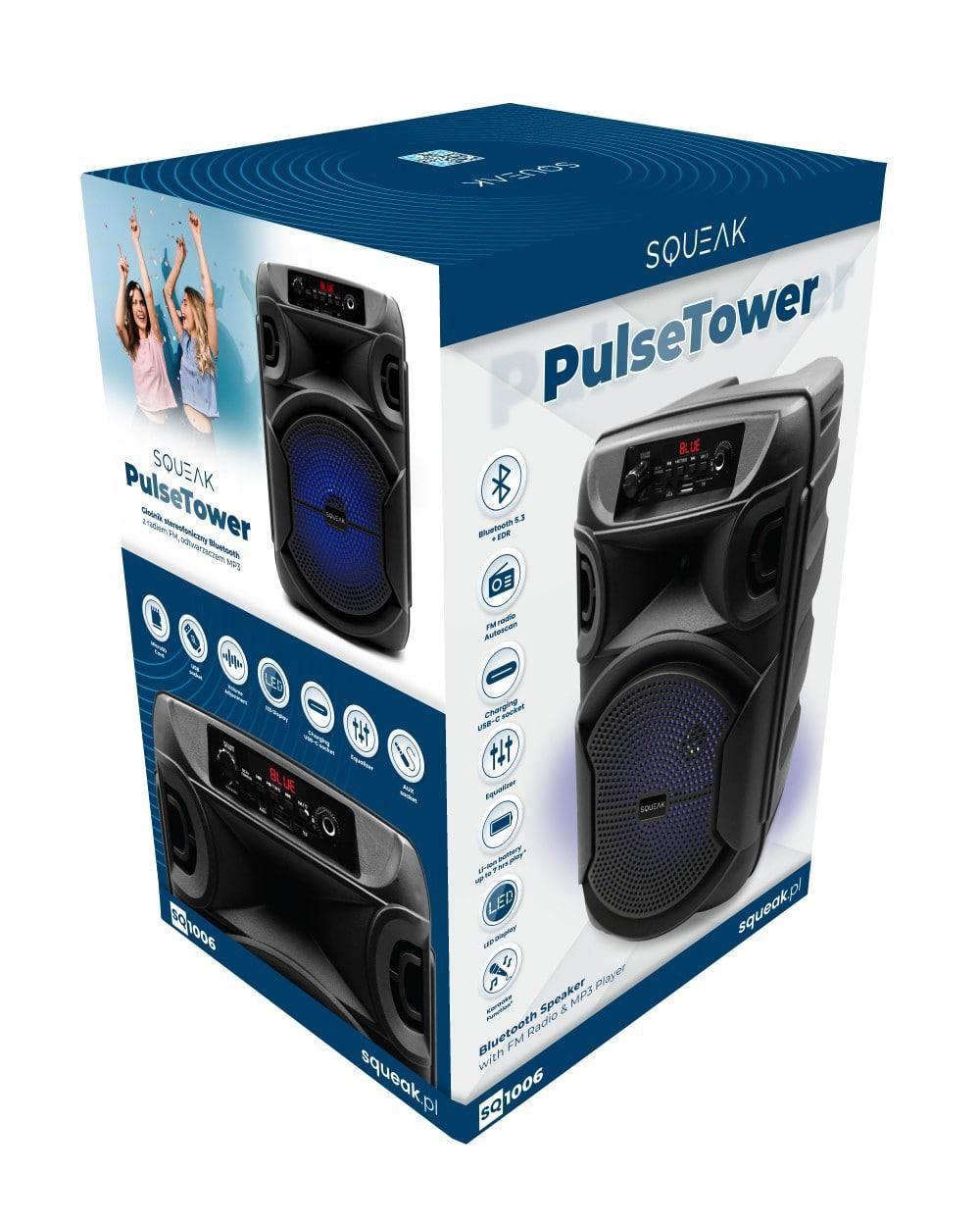 Głośnik karaoke SQUEAK PulseTower Bluetooth 5.3 EDR SQ1006 — zdjęcie 5