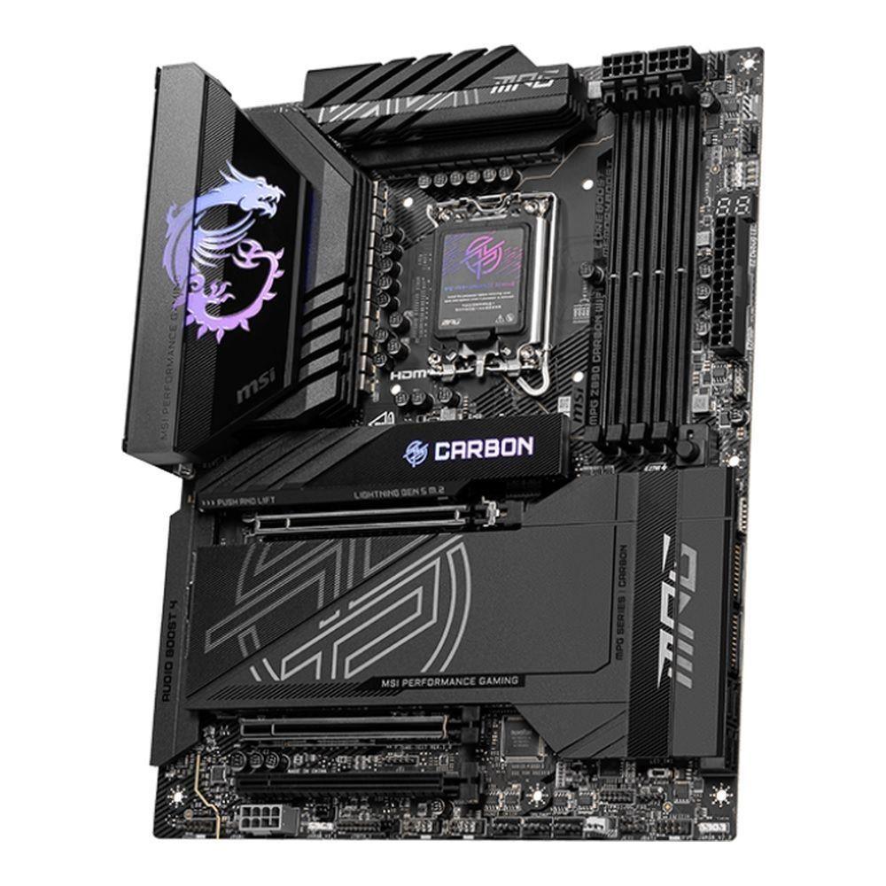 Płyta MSI MPG Z890 CARBON WIFI /Z890/DDR5/SATA3/M.2/TB4/WiFi/BT/PCIe5.0/s.1851/ATX — zdjęcie 3