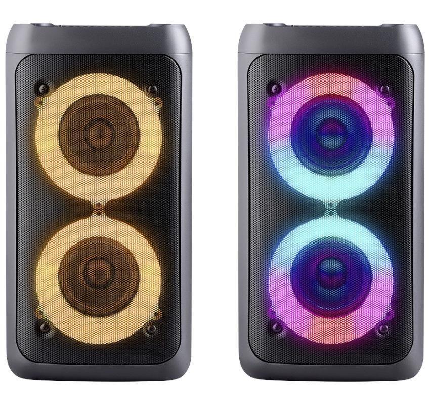 Głośnik Defender BOOMER 20 Bluetooth 20W MP3/FM/SD/USB/AUX/TWS/LED/MIC KARAOKE czarny — zdjęcie 4