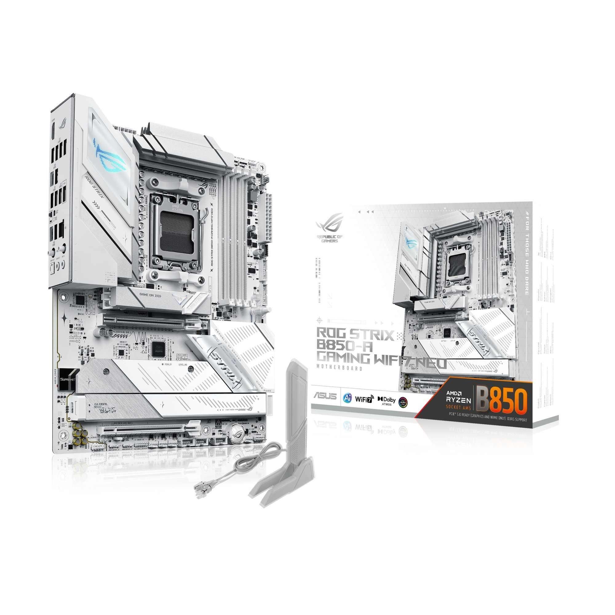 Płyta Asus ROG STRIX B850-A GAMING WIFI7 NEO /AMD B850/DDR5/SATA3/M.2/USB3.2/PCIe5.0/WiFi/BT/AM5/ATX — zdjęcie 9