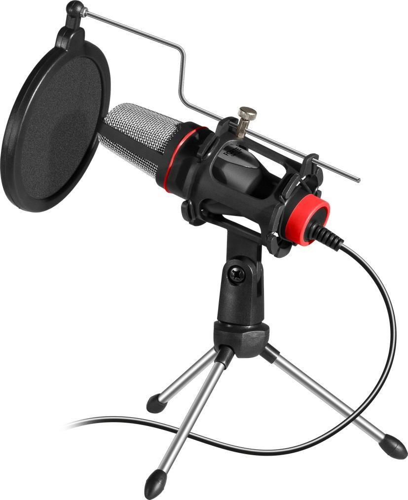 Mikrofon przewodowy Defender FORTE GMC 300 ze statywem STREAM strumieniowy — zdjęcie 5