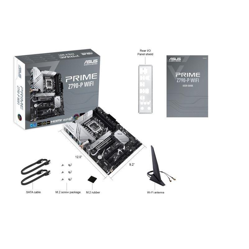 Płyta Asus PRIME Z790-P WIFI /Z790/DDR5/SATA3/M.2/USB3.2/WiFi/BT/PCIe5.0/s.1700/ATX — zdjęcie 3