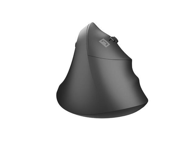 Mysz bezprzewodowa Natec Crake 2 Bluetooth 5.2 + 2.4GHz 2400DPI wertykalna czarna — zdjęcie 2