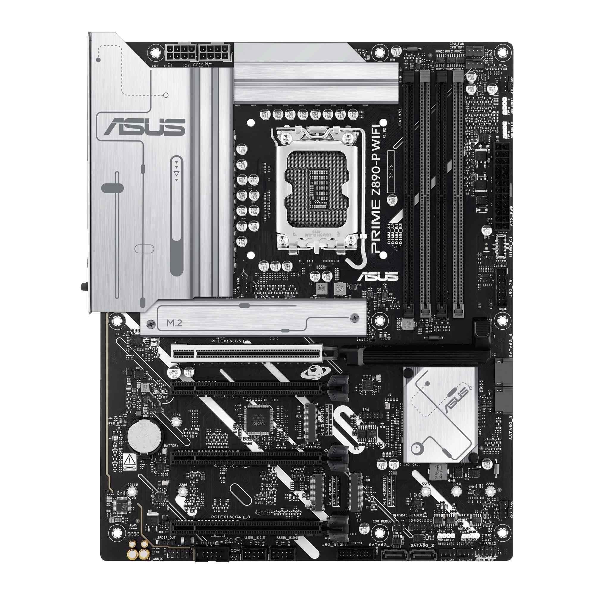 Płyta Asus PRIME Z890-P WIFI /Z890/DDR5/SATA3/M.2/USB4/WiFi/BT/PCIe5.0/s.1851/ATX — zdjęcie 1