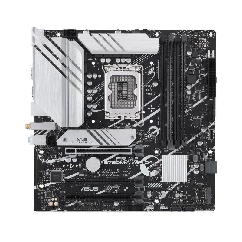 Płyta Asus PRIME B760M-A WIFI D4 /B760/DDR4/SATA3/M.2/USB3.2/BT/WiFi/s.1700/mATX — zdjęcie 1