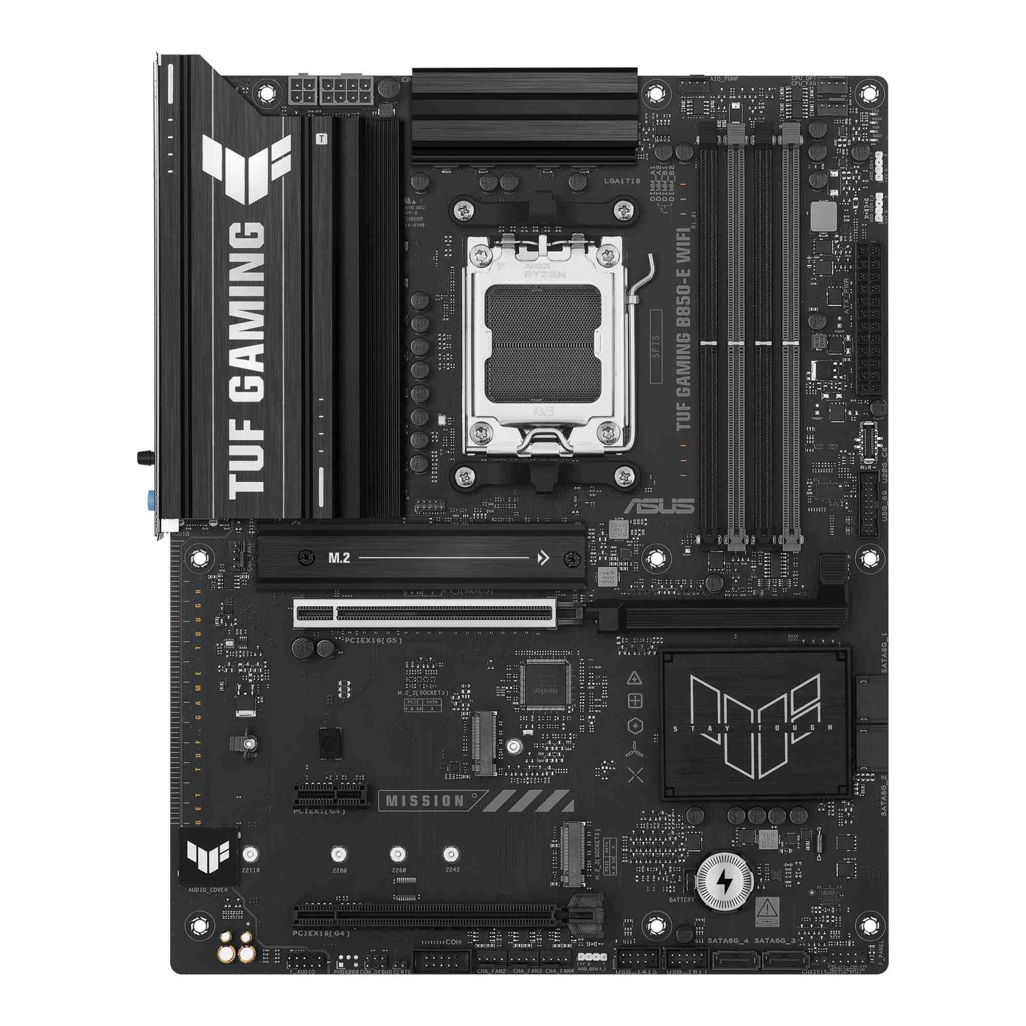Płyta Asus TUF GAMING B850-E WIFI /AMD B850/DDR5/SATA3/M.2/USB3.2/PCIe5.0/WiFi/BT/AM5/ATX — zdjęcie 1