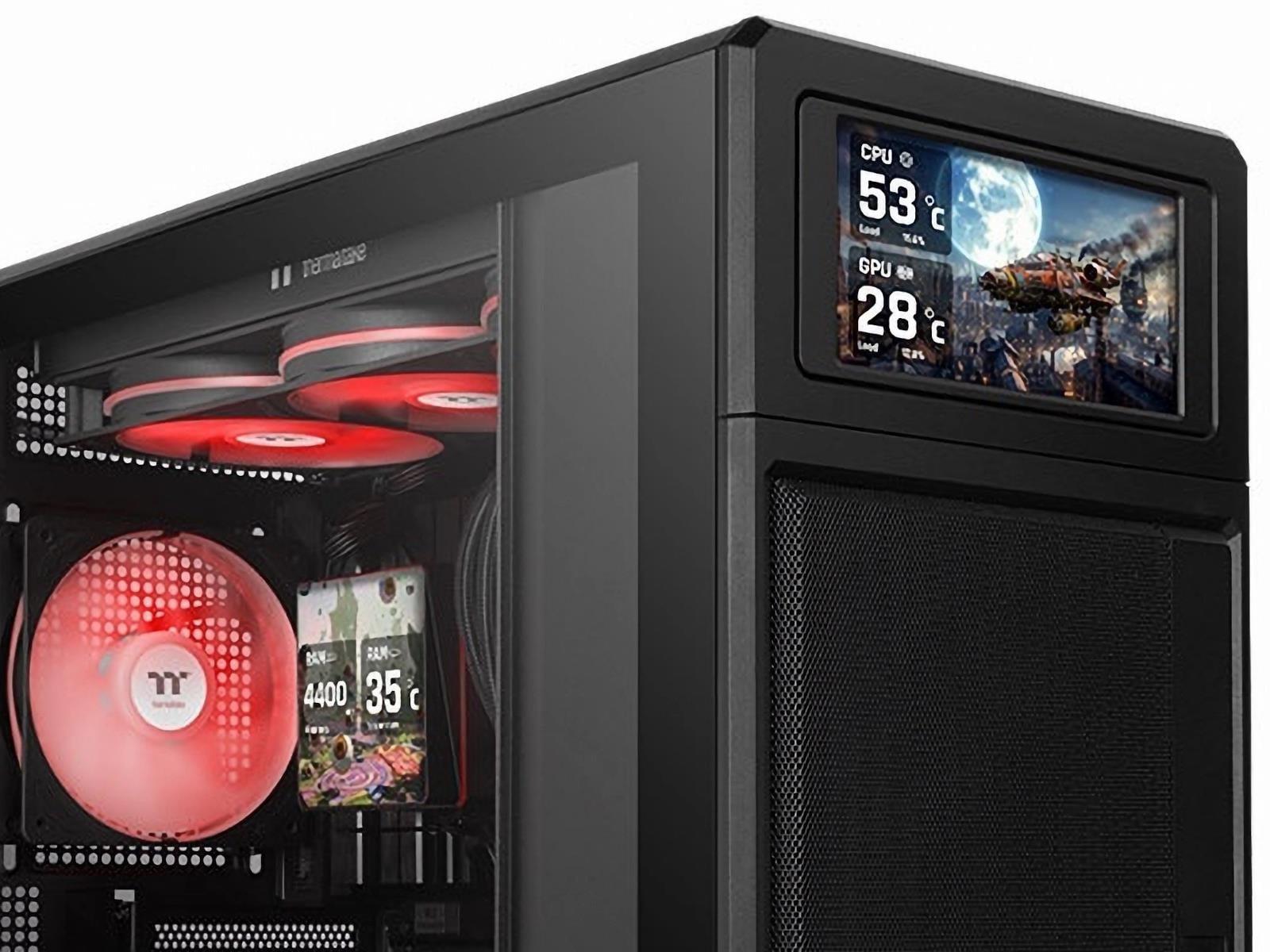 Thermaltake TR300 — przedni zasilacz i ekran, które robią wrażenie